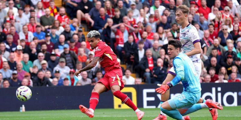 Kết quả bóng đá trực tuyến Liverpool hủy diệt Bournemouth tại Anfield